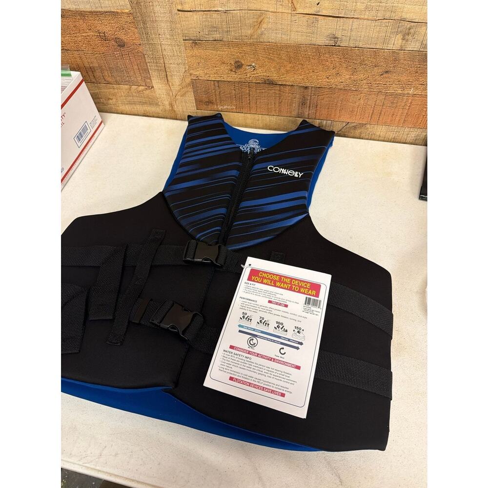 Connelly Big Promo Neo CGA Life Jacket - Blue 3XLT